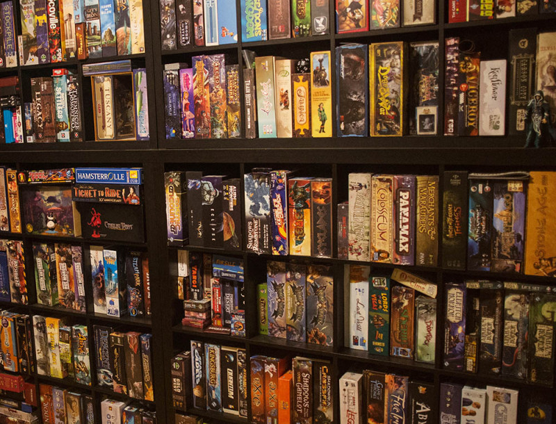 Board game shelves around the world 10 Analog Games