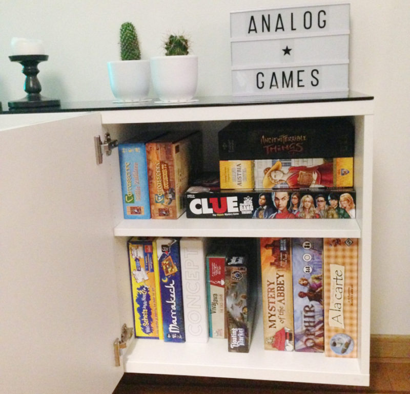 Board game shelves around the world 24 Analog Games