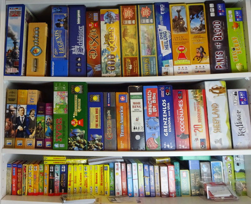 Board game shelves around the world 29 Analog Games