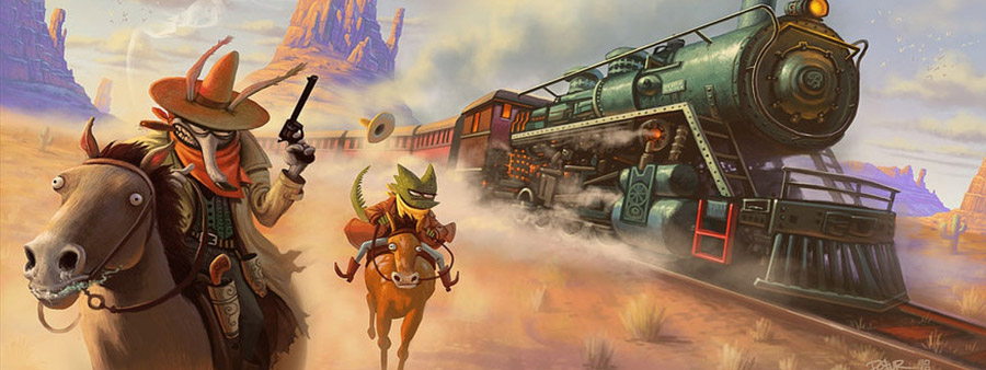 Colt Express Big Box Board Game - Wild West Train Robbery