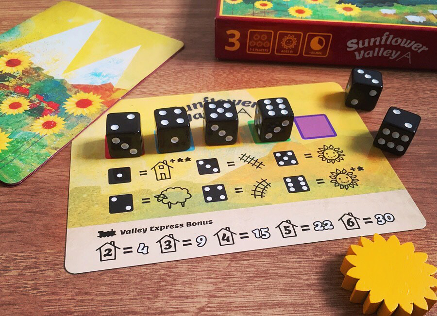 Sunflower Valley – A roll-and-draw creative world-building game with happy  sunflowers – Analog Games